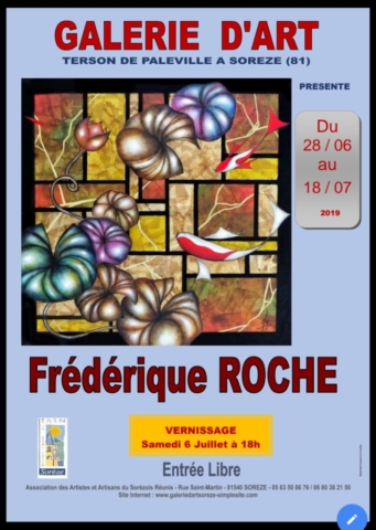 Frédérique Roche, expositions, tableaux, galerie d'art, vernissage